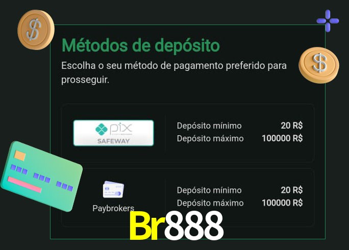 O cassino Br888 oferece uma grande variedade de métodos de pagamento